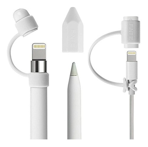 Capuchón Para Lápiz Óptico Apple Fintie, Paquete De 3., Blan