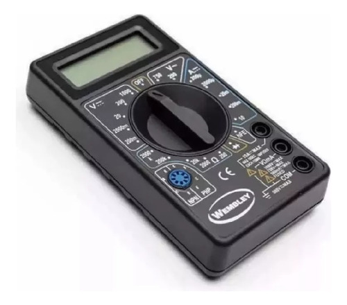 Multimetro Digital Comprobac Diodos/transistore Wembley 2694