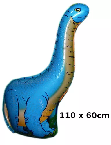 Kit 4 Balões Metalizado Dinossauro Gigante