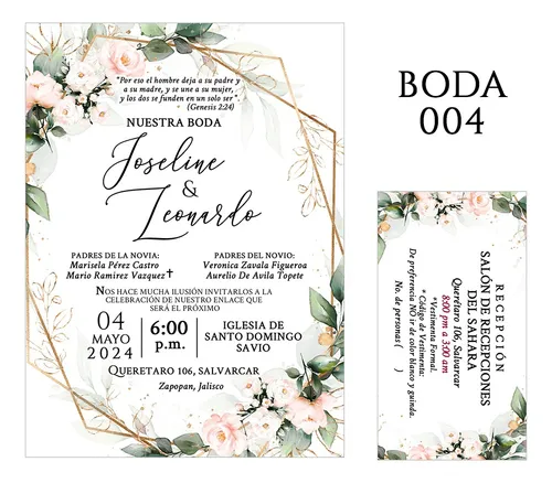 Invitación Codigo De Vestimenta Boda De Dia Tarjetas De Vestimenta