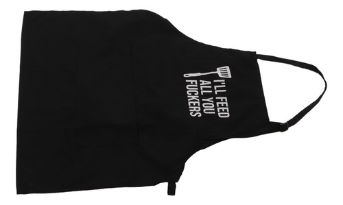 Divertido Delantal De Chef Para Hombre, Con 3 Bolsillos, Aju