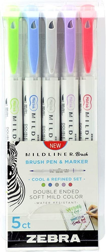 Zebra Mildliner Brush Set 5