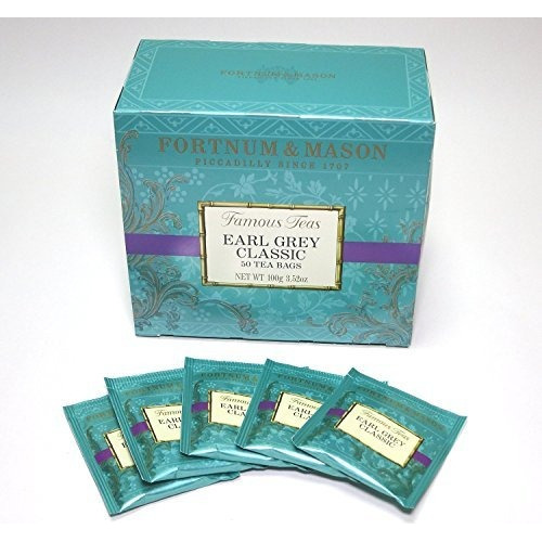 Caja De Tè British Royal Warrant Fortnum & Mason Earl Grey 