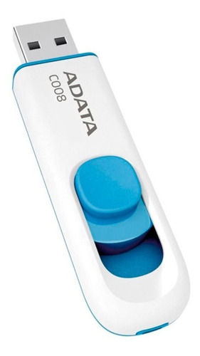 Memoria Usb 32gb Adata C008 2.0 Blanca Full