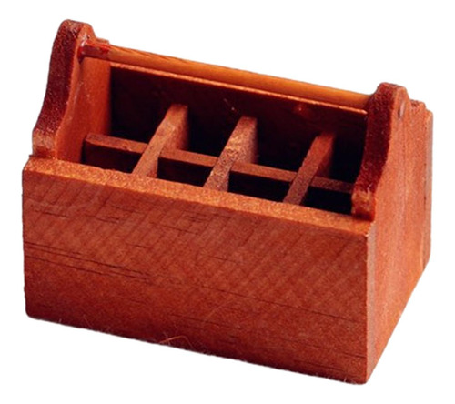 2 Caja De Herramientas De Madera 1/12, Sin Herramientas