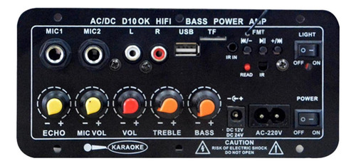 Bluetooth Placa De 220v/12v/24v Subwoofer Mono Módulo Amp