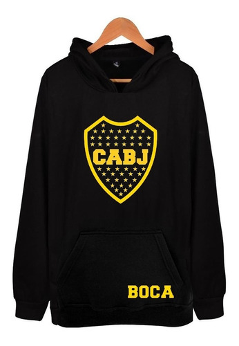 Buzo Boca Juniors Negro Unicos 