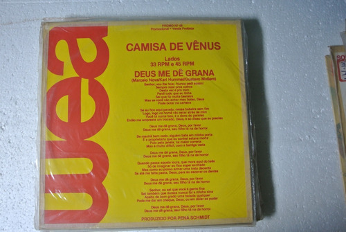 Lp Mix Camisa De Venus - Deus Me Dê Grana (Usado)