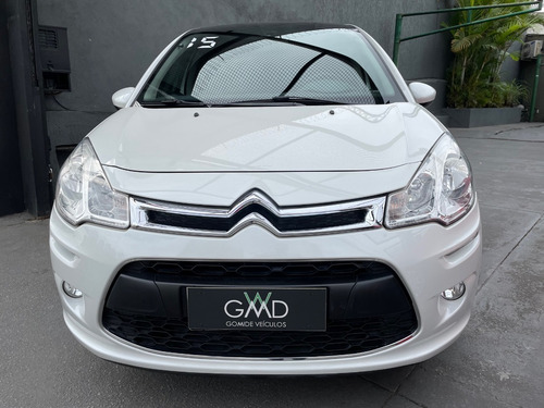 Imagem 8 de 14 de Citroen C3 1.6 Flextendance Aut. 2015 Branco 81 Mil Km Lindo