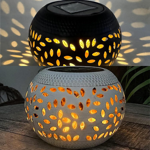 Luz Solar De Mesa Impermeable Con Efecto Llama Parpadeante