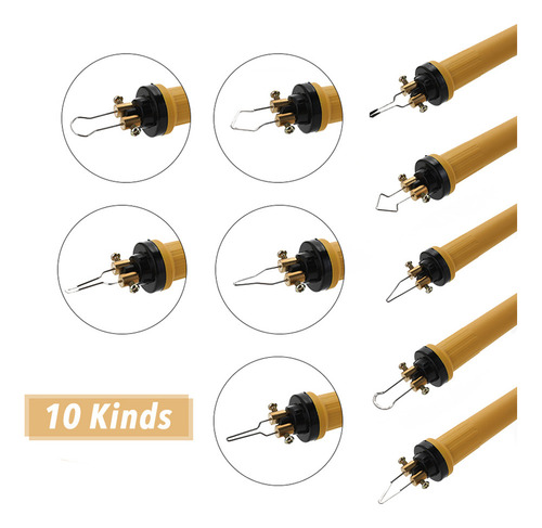E Juego De 10 Puntas De Alambre For Soldar De 1 Mm