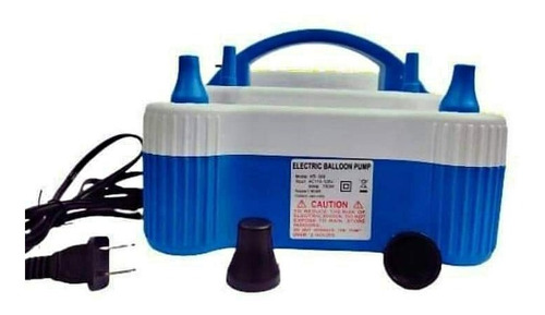 Inflador Electrico Para Globos Azul