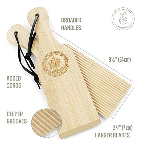 Tablas De Ñoquis Y Paletas De Mantequilla De Madera Para Cre