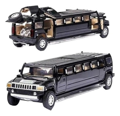 B 1:32juguete Del Modelo De Limusina Hummer De La Aleación