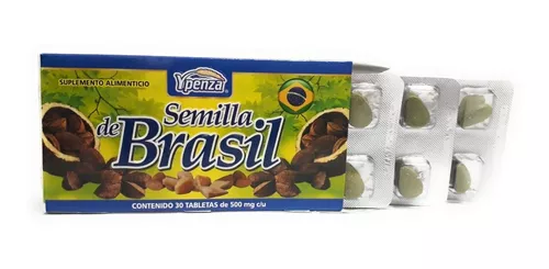Semilla De Brasil Original Ypenza, 30 Tablets