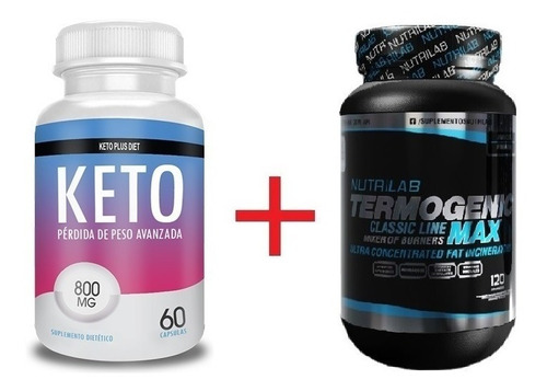 Keto Plus Diet + Termogenic Max Nutrilab Dieta Y Energía  