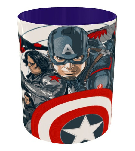 Mugs Capitan America Soldado Pocillo Series Geeks And Gamers