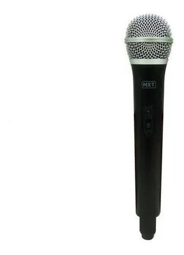 Microfone Mxt Uhf202/r201m Uhf 1 Frequência, S/fio, Mão,