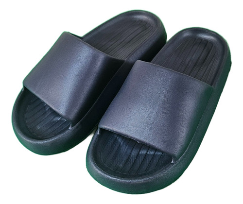 Sandalia Chancla Pantunfla Eva Plataforma 4cm Confort Slide