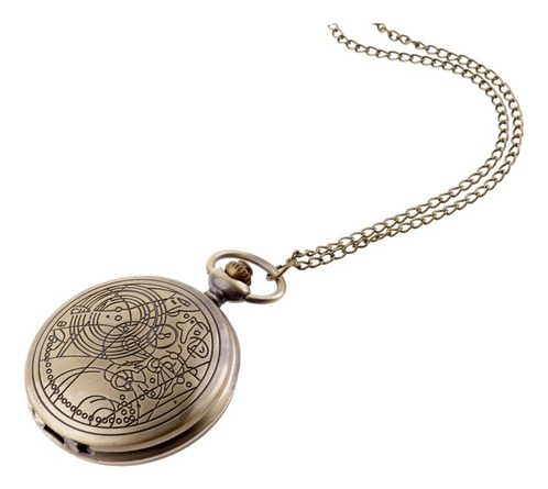 * ! Collar De Reloj De Bolsillo Steampunk Antiguo Vintage