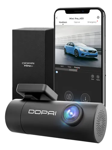 comprar Cámara Para Auto Ddpai Mini Pro 1296p Hd Dash cam Cámara Interior Auto Accesorios Para Auto Súper visión nocturna Supercondensador Con grabación en bucle Con micrófono Accesorios Para Camionetas