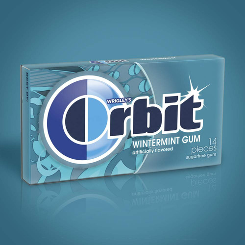 Orbit Wintermint Sugarfree Goma De Mascar, 12 Packs
