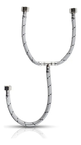 Manguera Flexible Tee Para Fregadero Y Lavabo 55cm Iusa