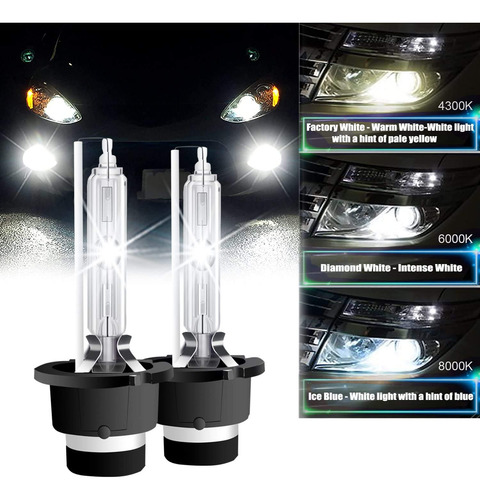 Bombilla De Repuesto Rcp D2s/d2r, 6000 K, Xenón Hid, 35 W, 1