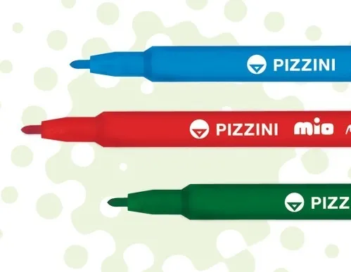 Marcadores Fibras Pizzini Mio Escolar X10 Colores Pack X12 | Envío gratis