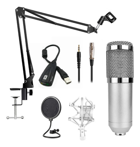 Kit Microfono Estudio Condensador Fiddler Studio Pro