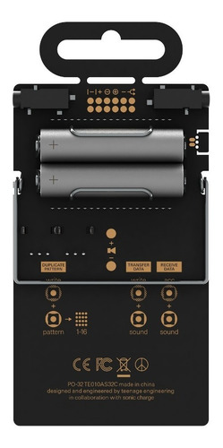 Po-32 Tonic Pocket Operator Drum Machine Teenage Engineering