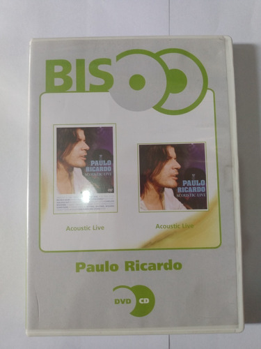 Dvd + Cd Paulo Ricardo Acustic Live Raro (Usado)