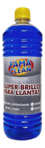 Super Brillo Azul Para Llantas 900 Ml Fama Clean Sb1lct