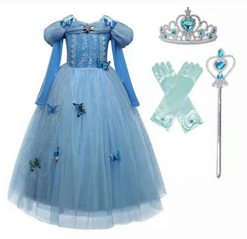 Disfraz Cenicienta Niñas Princesas Disney 