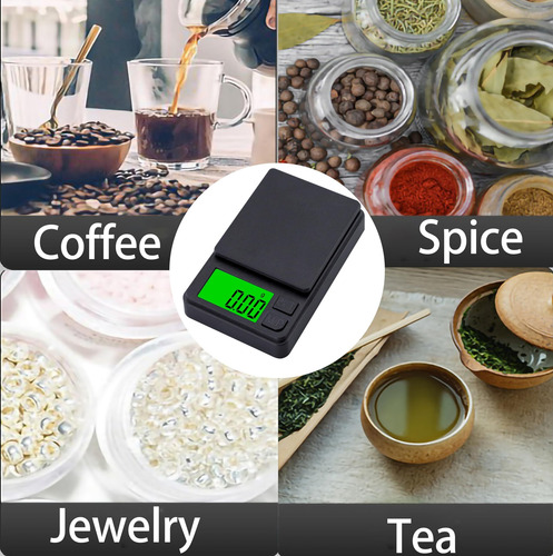 Digital Pocket Scale 1000gx0.01g Weigh Gram Scale Mini Scale
