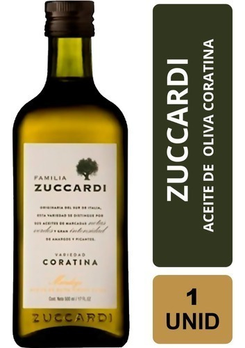 Aceite De Oliva Familia Zuccardi Coratina 500ml