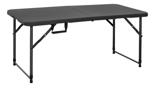 Mesa Plegable Alpes Rectangular Portatil 1.20m Gris
