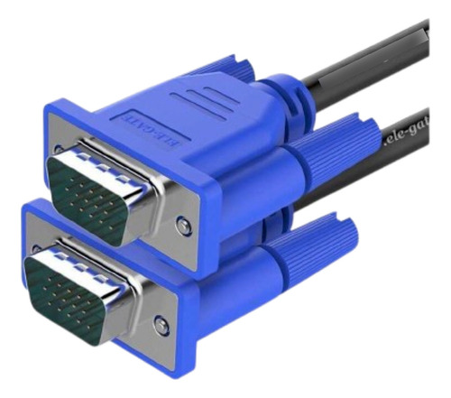 Cable Para Monitor Vga Macho De 5 Metros Vga Macho A Macho