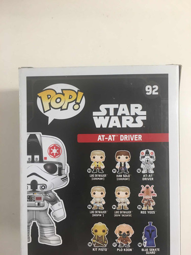 Funko Pop At-at Driver #92 Walgreens Exclusivo Ver Fotos