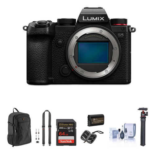 Panasonic Lumix Dc-s5 - Paquete De Cámara Sin Espejo Con Tar