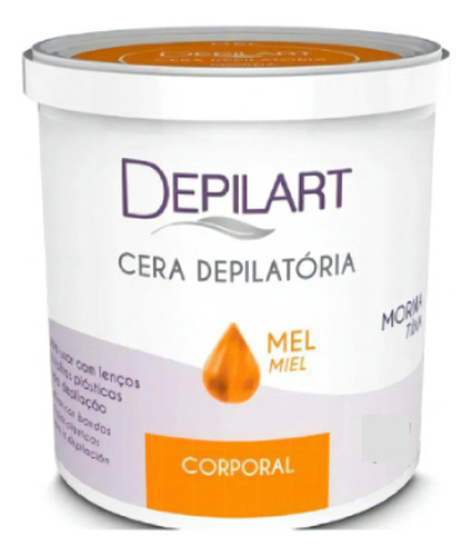 Cera Depilatória Morna Depilart 200g - Mel