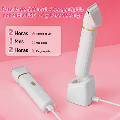 Rasuradora Para Mujer Depiladora Eléctrica Recargable 4 En 1 Depiladora De Vello Facial Bikini Electricas Arranca Vello Elimina Vello Corporal Y Cejas Afeitadoras Para Mujeres Y Hombres Ezzyso Blanco