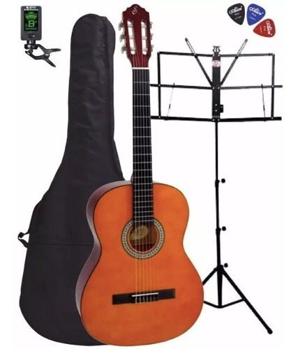 Kit Violão Giannini Nylon N14 Capa+partitura+afinador+brinde