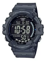 Comprar Reloj Casio AE-1500WH-8BVDF con iluminación digital para hombre, correa negra, bisel negro, fondo negro