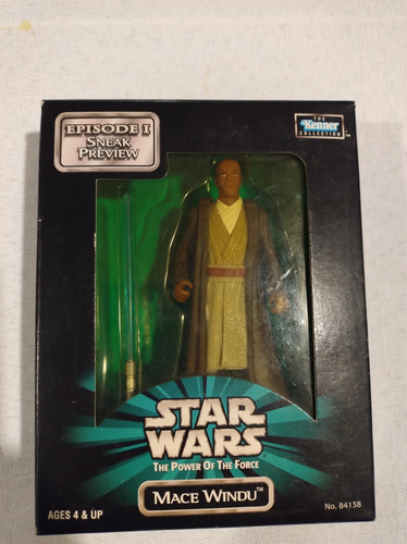 Mace Windu Star Wars Kenner Preview (Usado)