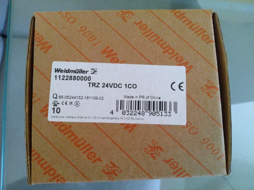 Relé de interfaz delgada Weidmüller Trz 24 vdc 1co 1naf