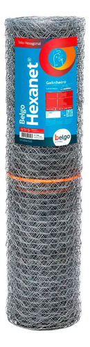 Tela Galinha 1.50 Mt Fio 18 Rolo 50mts Bemaf - Belgo