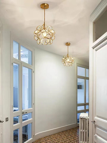 Lámpara De Pared Moderna Colgante De Vidrio Con Luz Cálida 1
