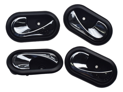 Manija Puerta Interior Para Renault Duster Logan Sandero 4pc