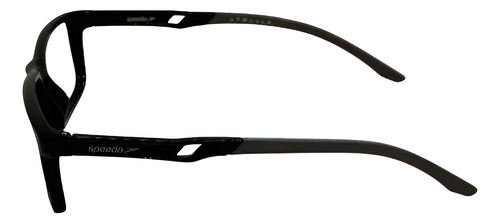 Armação Óculos De Grau Speedo Sp4119 A01 55 Cor Preto Brilho/azul